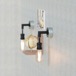 Industrial Wall Sconce Lighting Fixture Single Head Edison E27 Lamp Holder Fitting Metal Conduit Wall Light For Living Room - thumbnail 6