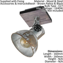Industrial Raw Steel Ceiling Pendant And Wall Lights Multi Lamp Set For Modern Home Decor - thumbnail 3