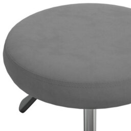 Berkfield Office Swivel Chair Dark Grey Velvet - thumbnail 5