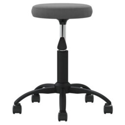 Berkfield Office Swivel Chair Dark Grey Velvet - thumbnail 4