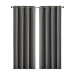 Marlow Blackout Curtains Window Curtain Draperies Pair Eyelet Bedroom Decor - thumbnail 1