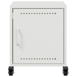 Berkfield Bedside Cabinets 2 Pcs White 36X39X43.5 Cm Steel - thumbnail 6