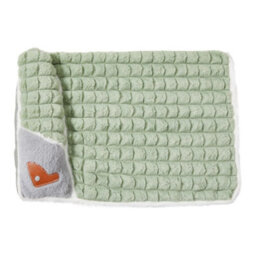 Thehotsale M-Size Washable Pet Bed Soft Mattress Sleeping Cushion Mat For Puppy Cat In Green - thumbnail 3