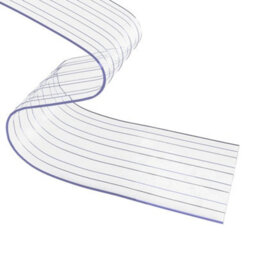 Berkfield Door Curtain Transparent 200 mmx1.6 mm 25 M Pvc - thumbnail 6
