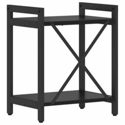 Berkfield Bookcase Black Oak 40 X 30 X 48.5 Cm Engineered Wood - thumbnail 7
