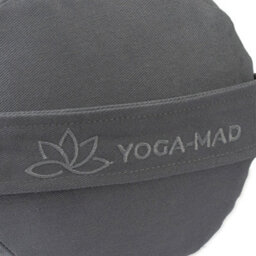 Yoga-Mad Buckwheat Yoga Bolster Graphite (One Size) - thumbnail 3