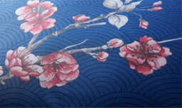 Gc Gaveno Cavailia Exotic Bloom Duvet Cover Bedding Set Navy Double 3Pc With Birds And Flowers Print Quilt Cover. - thumbnail 3