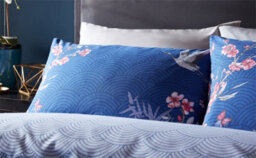 Gc Gaveno Cavailia Exotic Bloom Duvet Cover Bedding Set Navy Double 3Pc With Birds And Flowers Print Quilt Cover. - thumbnail 2