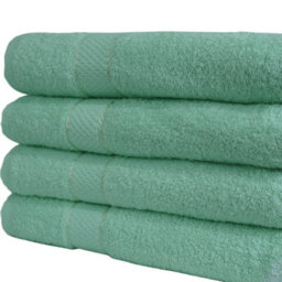 Casabella Towels Luxury 4 Pack Bath Sheets 100% Cotton Super Soft Quick Dry Highly Absorbent Bathroom Towels Seafoam - thumbnail 6