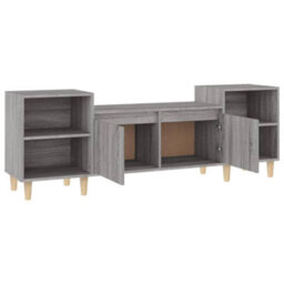 Berkfield Tv Cabinet Grey Sonoma 160X35X55 Cm Engineered Wood - thumbnail 6