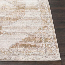 Livabliss Fifth Avenue-Vintage Off-White Brown Grey Traditional Boho Fringe Living Dining Bedroom Rug 200 X 275 Cm Easy Care, Non Shedding - thumbnail 5