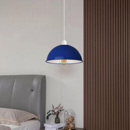 21Cm Black Round Lamp Shade Replacement Ceiling Light Shade Home Decor Light Fixtures - thumbnail 3