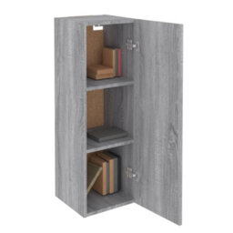 Berkfield Tv Cabinet Grey Sonoma 30.5X30X90 Cm Engineered Wood - thumbnail 8