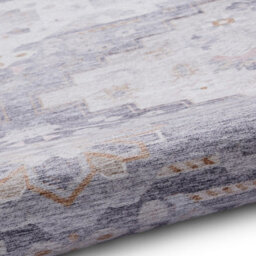 Grey Beige Traditional Persian Easy To Clean Bordered Geometric Rug For Dining Room Bedroom And Living Room-60Cm X 225Cm (Runner) - thumbnail 7