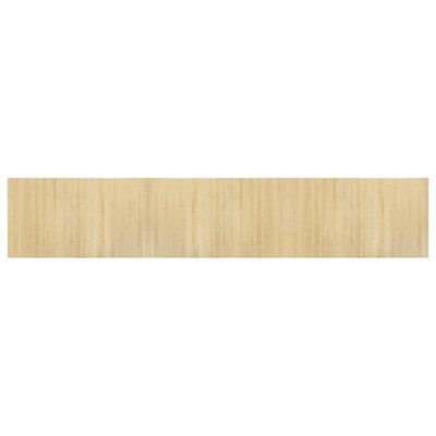 Berkfield Modern Rug Rectangular Light Nature 60X300 Cm Bamboo