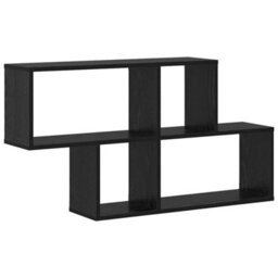 Walplus Wall Shelf Other Black Oak 100 X 20 X 53 Cm Engineered Wood - thumbnail 2