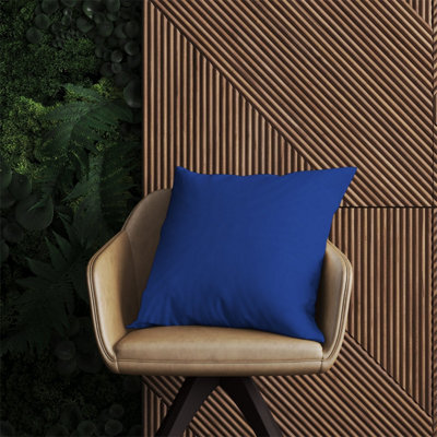 Warren Reed Designer Royal Blue Outdoor Cushion 60Cm X 60Cm