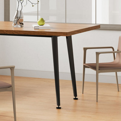 Darphe Black Iron Table And Desk Frame With Adjustable Anti-Slip Foot Pads, 71Cm H - image 1