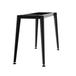 Darphe Black Iron Table And Desk Frame With Adjustable Anti-Slip Foot Pads, 71Cm H - thumbnail 2
