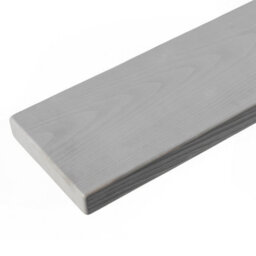 Toolty Rustic Handmade Wall Shelf, Wall Mounted, 160Cm X 22.5Cm Up Design, Antique Gray, Handcrafted Vintage Style - thumbnail 3