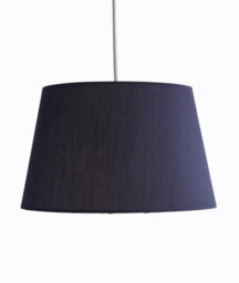 K Living Navy Tapered Drum Shade For Ceiling And Table Lamp 10 Inch Shade