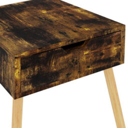 Vidaxl Bedside Cabinet Smoked Oak 40X40X56 Cm Engineered Wood - thumbnail 9