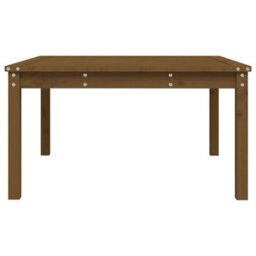 Berkfield Garden Table Honey Brown 82.5X82.5X45 Cm Solid Wood Pine - thumbnail 6