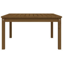 Berkfield Garden Table Honey Brown 82.5X82.5X45 Cm Solid Wood Pine - thumbnail 5