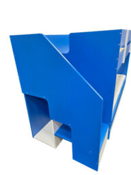 Blue Low Single Staircase Bunk Bed With Wardrobe, Shelves And Drawers - thumbnail 6