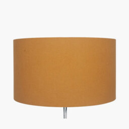 Pacific Lifestyle 40Cm Mustard Yellow Table Lampshade Drum Floor Lamp Shade