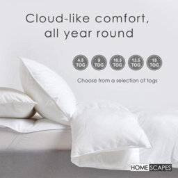 Homescapes Luxury Hotel Quality Super Microfibre 10.5 Tog King Size Autumn Duvet - thumbnail 6