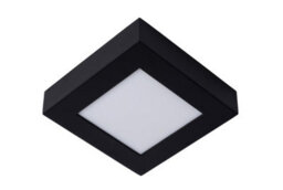 Lucide Brice-Led Modern Flush Ceiling Light Bathroom - Led Dim. - 1X15W 3000K - Ip44 - Black - thumbnail 3