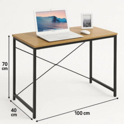 Celino Computer Desk Table Pc Laptop Home Office Furniture Study Writing Workstation 100X40X70 Cm - thumbnail 3