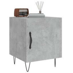 Berkfield Bedside Cabinets 2 Pcs Concrete Grey 40X40X50 Cm Engineered Wood - thumbnail 4