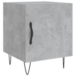 Berkfield Bedside Cabinets 2 Pcs Concrete Grey 40X40X50 Cm Engineered Wood - thumbnail 5