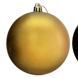 Christmas Tree World 10Cm Gold Bauble Set Shiny/matt (40 Pc) - thumbnail 4