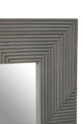 Orsina Suar Wall Mirror, Grey, Wood, Wood - thumbnail 5