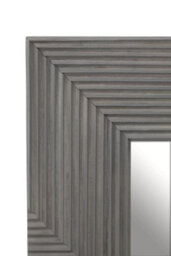 Orsina Suar Wall Mirror, Grey, Wood, Wood - thumbnail 7