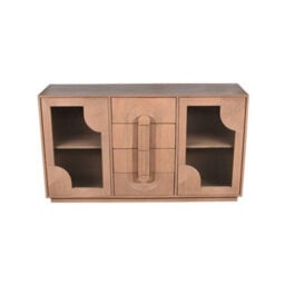 Buttercup Farm Indus Extra Large Sideboard - Solid Wooden - L40 X W150 X H85 Cm - Brown - thumbnail 2