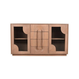 Buttercup Farm Indus Extra Large Sideboard - Solid Wooden - L40 X W150 X H85 Cm - Brown