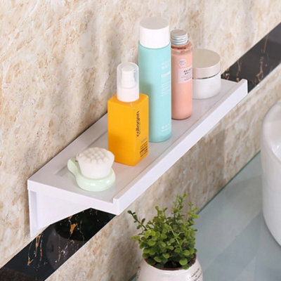 Plastic Shower Shelf Bathroom Caddy Rack Wall Storage Organiser - image 1