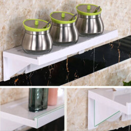 Plastic Shower Shelf Bathroom Caddy Rack Wall Storage Organiser - thumbnail 3