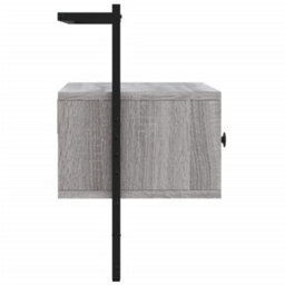 Berkfield Tv Cabinet Wall-Mounted Grey Sonoma 60.5X30X51 Cm Engineered Wood - thumbnail 4