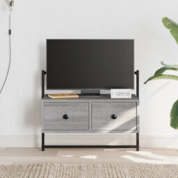 Berkfield Tv Cabinet Wall-Mounted Grey Sonoma 60.5X30X51 Cm Engineered Wood - thumbnail 1