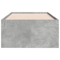 Berkfield Daybed With Drawers Without Mattress Concrete Grey 100X200 Cm - thumbnail 5