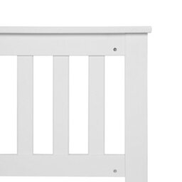 Beliani Bed Pine Wood Mayenne 160 X 200 Cm (Eu King Size) White - thumbnail 9