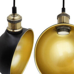 Long Life Lamps Company Industrial Vintage Brass Half Scone Pendant Light H3017 - thumbnail 6