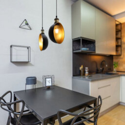 Long Life Lamps Company Industrial Vintage Brass Half Scone Pendant Light H3017 - thumbnail 8