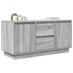 Berkfield Tv Cabinet With Led Lights Grey Sonoma 100X41X50 Cm - thumbnail 5
