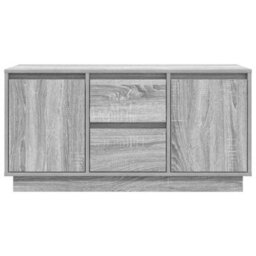 Berkfield Tv Cabinet With Led Lights Grey Sonoma 100X41X50 Cm - thumbnail 7